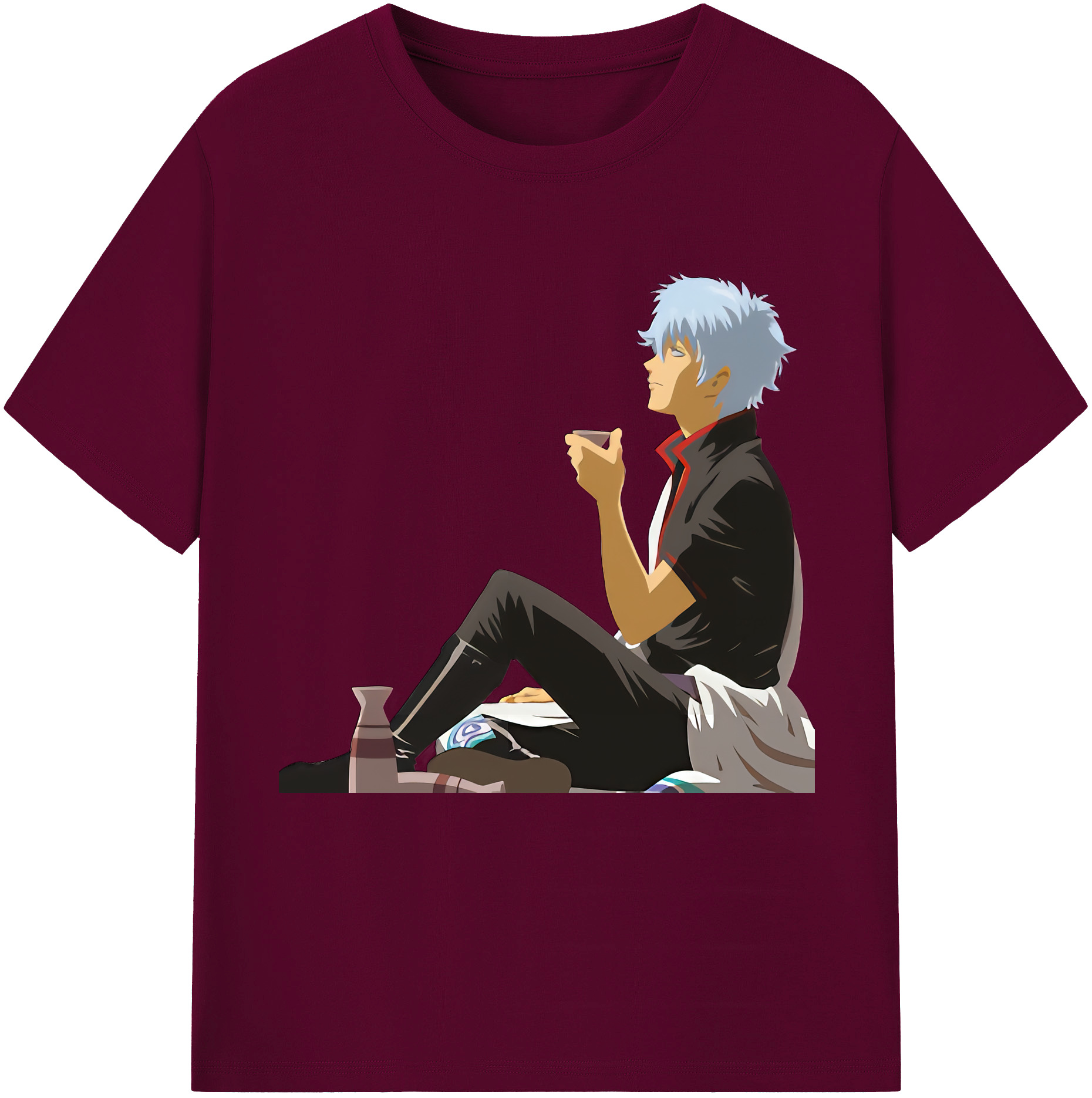 （画像用） ぎんたま 坂田銀時（さかたぎんとき） 神楽 志村新八（しむら しんぱち） GINTAMA Sakata Gintoki Kagura Shimura Shinpachi レディースカジュアルプリントTシャツ（綿100％）
